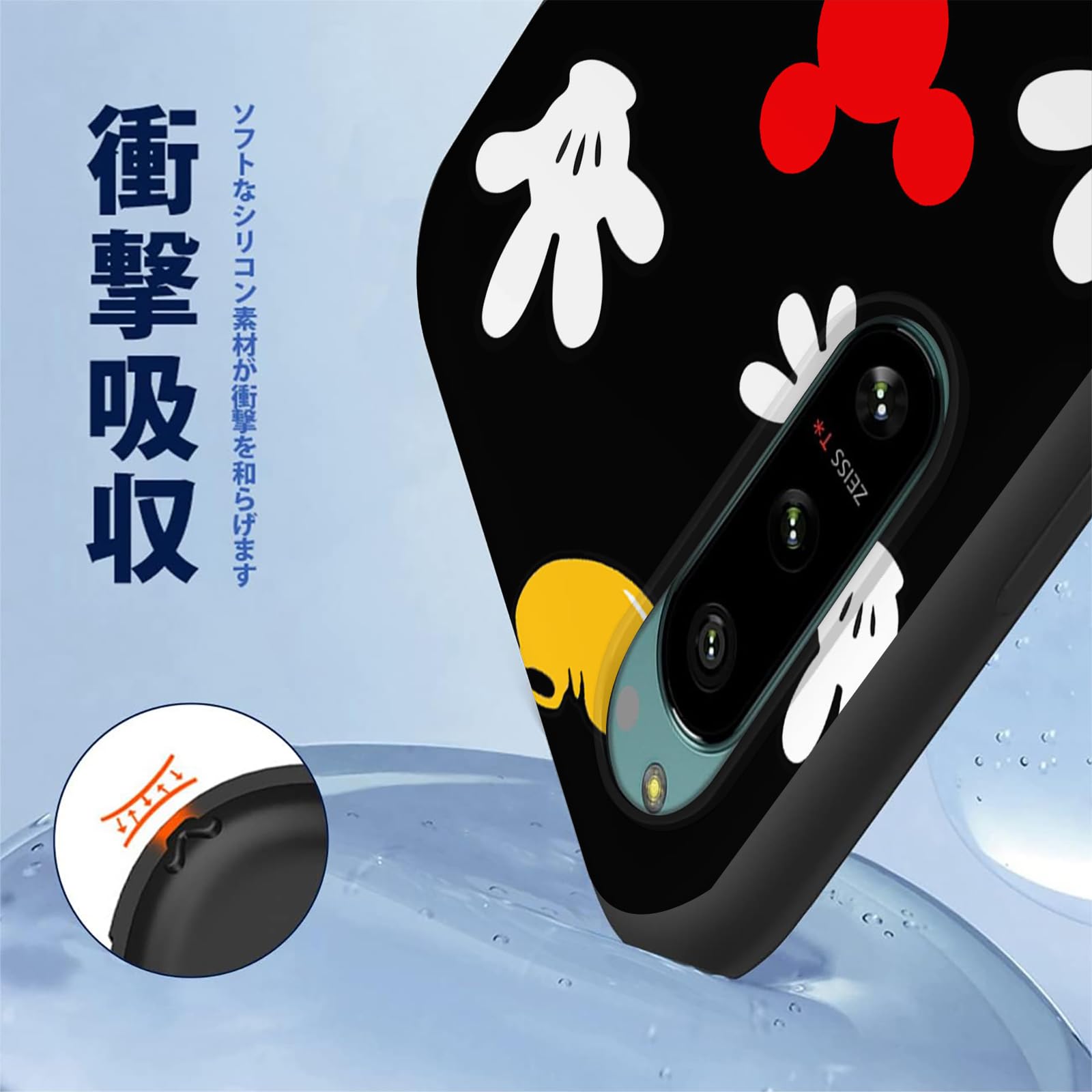 Amazon.co.jp: GGODDCASE Xperia 1 VII 用 ケース ミッキー